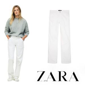 ZARA | White | JEANS ZW THE RELAXED WORKER - LIMITED EDITION